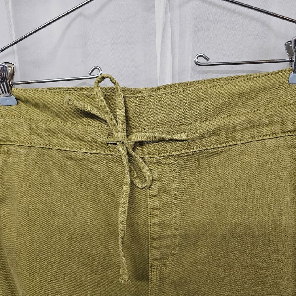 Universal Thread Olive Canvas Drawstring Pants Wi… - image 4